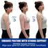 Posture Corrector for Women and Men - Adjustable Back Brace for Pain Relief - Enhances Posture and Provides Lumbar
