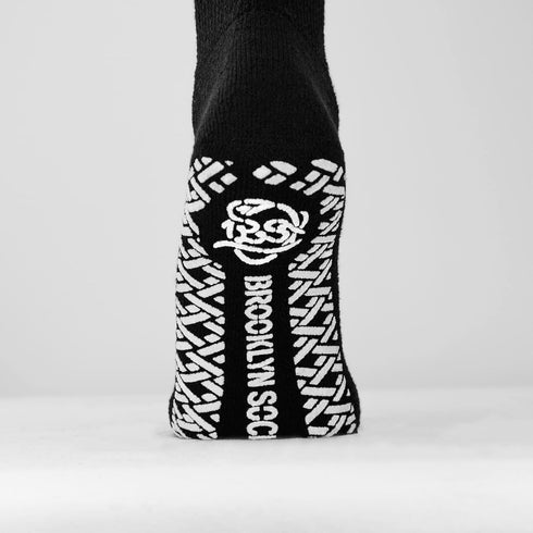 Multipack Brooklyn Socks Non-Skid Cotton Diabetic Neuropathy Crew Socks, Non-Binding Traction Control