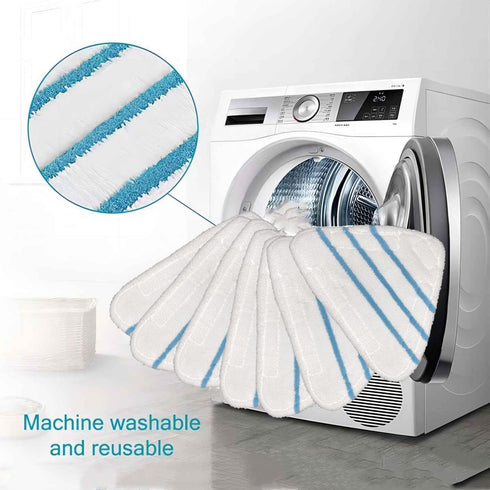 Set, 4 Pack 4 STM-500, STM-700 Reusable Steam Mop Pads Steam Mop Pads & Universal Microfiber Cloths, Compatible