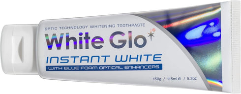 Instant Whitening Toothpaste with Optic Technology & Toothbrush - White Glo