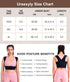 URSEXYLY Posture Corrector for Women - Adjustable Upper Back Brace Support for Pain Relief (M/L, Black)