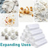Xosjska 1000 10 (15.75 inches) Pcs / Roll Sanitary Napkin Receptacle Liner Portable Trash Bags Sanitary Napkin Disposal