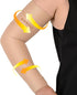 KEKING Lymphedema Compression Arm Sleeves with Silicone Band for Men Women, 20-30 mmHg