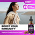 Immune 30 2oz HERBIFY Licorice Root Extract - Powerful Licorice Supplement - Lung Support Supplement - Licorice Extract