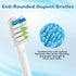 6 Pack Replacement Brush Heads for Waterpik Sonic Fusion Flossing Toothbrush, Compatible with SF01/SF02/SF03/SF04