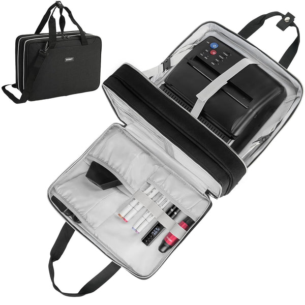 Tattoo Travel Case for Supplies, Carrying Bag for Equipment and Accessories, Tattoo Storage Organizer, Black, Bag Only