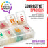 Large Weekly Pill Organizer, 2 Pack AM PM Pill Box for Medication, XL 7 Day Organizer with Braille