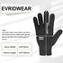 Evridwear Exfoliating Dual Texture Bath Gloves - 1 Pair Black Heavy Glove for Shower, Spa, Massage, Body Scrubs