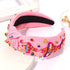 Mexican Headband for Women - Cinco De Mayo Headband, Sombrero Chili Cactus Headband, Fiesta Crystal Knotted