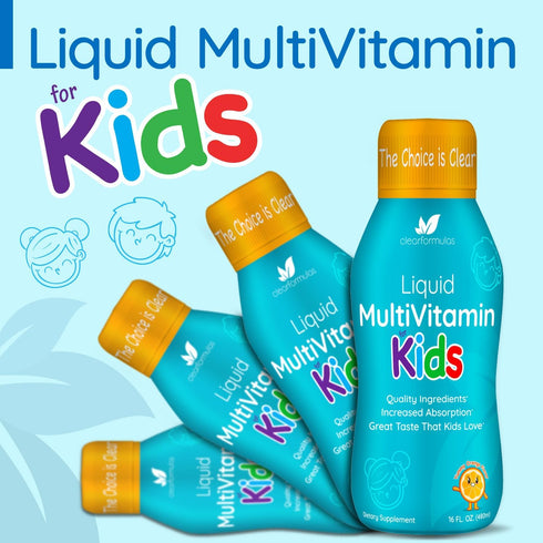 Liquid Multivitamin for Kids, Sugar Free, 16 oz, 32 Servings