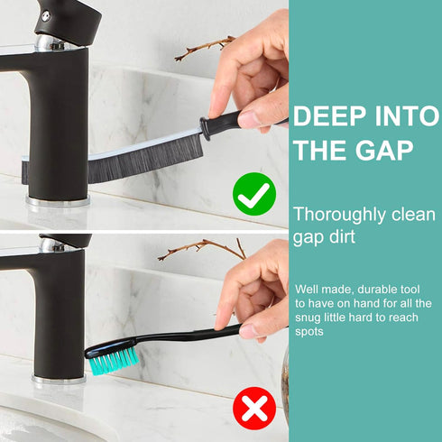 Crevice Cleaning Brush, Hard-Bristled Multifunctional Gap Cleaning Tool, 2024 New Dead Corners Brushes for Bathroom