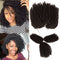 Kinky Curly Crochet Hair, 8 Inch Short Marlybob Jerry Curl, Natural Black Color, Soft Synthetic Braiding Extension