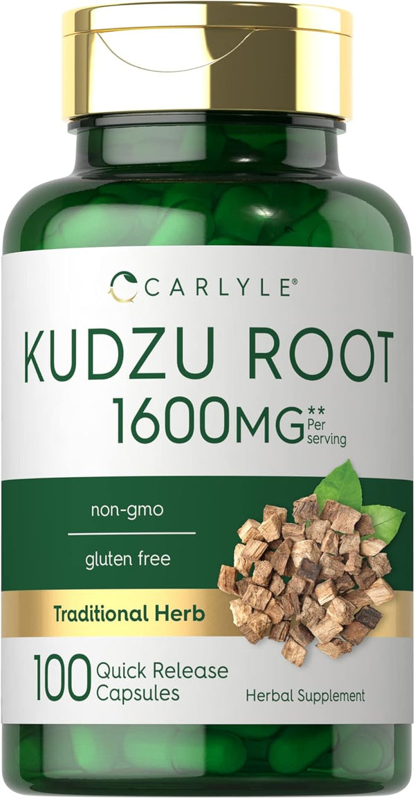 Carlyle Kudzu Root | 100 Extract Capsules | Non-GMO and Gluten Free Traditional Herbal Supplement