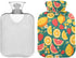 SyXIOP Summer 2L Fresh Fruits Blue Water Bottle for hot Water with Soft Cover, Warm Water Bottle for Bed for Menstrual