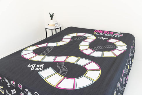 Sheets & Ladders Couples Intimacy Game - for King Size Bed