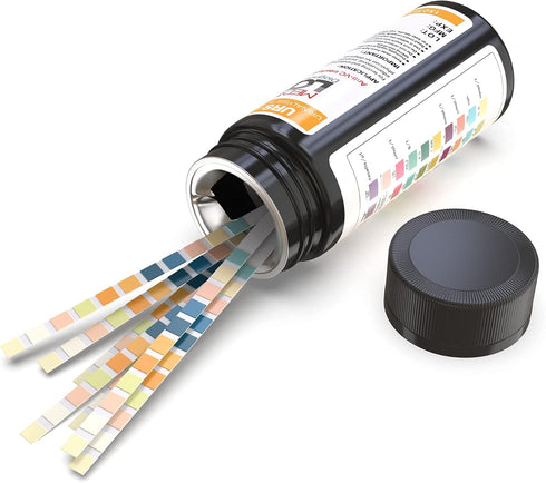10 Parameter Urine Test Strips for Urinalysis (150 Count) in Sealed Pouches, Tests for Ketosis, pH, Protein & More