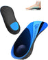 QBK Orthotic Inserts for Plantar Fasciitis Relief, Foot Pain Relief, Metatarsalgia, Heel Spurs, Comfort Insoles for Men