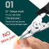Ingrown Toenail Clippers Upgrade, Steel Nail Clippers for Professional Podiatrist, Long Handle Curved Blade Tool