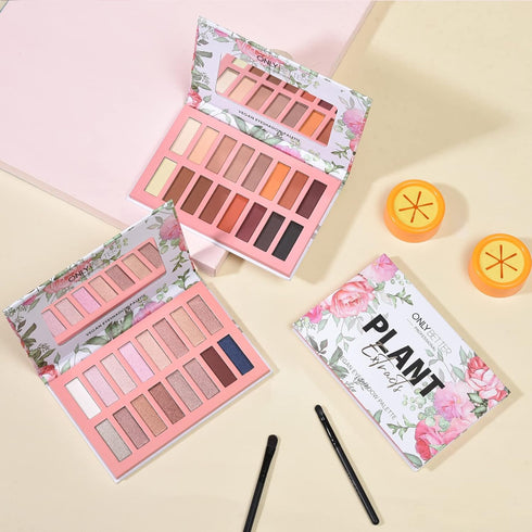 Vegan Nude Eyeshadow Palette, 16 Shades, High Pigmented Long Lasting Shimmer