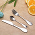 8 PCS Bariatric Plates for Portion Control, Silverware Serving Spoons, Forks, Knives with Storage Bags