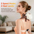 LOVMASSG 3 Neck and Shoulder Massager with Heat, Palm-Style Kneading, Speeds, Ergonomic Hands-Free Design, Portable