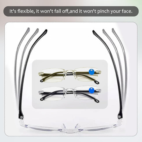 panthra 4 Presbyopic Glasses, Smart Zoom Glasses, with Box and Cloth, Smart Zoom Technology, Comfortable Nose Pads