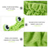 Green Frog Eye Elastic Headband - 1 Pack, Fun Gifts for Women, Spa & Skincare Headband for Makeup & Face Wash