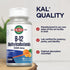 KAL Vitamin B12 Methylcobalamin 1000mcg, Healthy Energy, Metabolism, Nerve & Red Blood Cell Support, 90 Servings