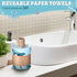 30 Pack Reusable Toilet Paper Towels, Bidet Towels, Reusable Washable Toilet Paper Bulk, Paperless Towels Rolls, Cotton