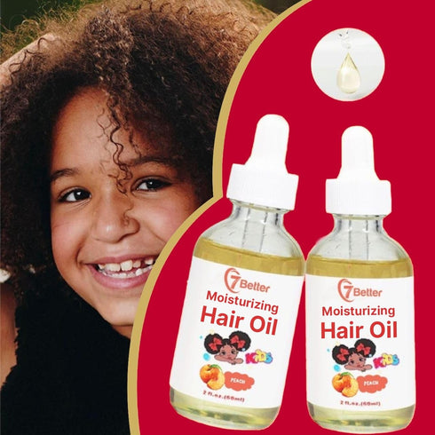 Natural Baby Kids Hair Growth Serum Oil, Extra Strength Nourishing Black Seed Oil for Thick and Full Children Hair