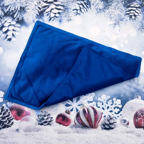 Reusable Gel Ice Pack for Sleeping - Cold Pillow Pad, Chill Pillow for Headaches, Migraines, Night Sweats, Navy Blue