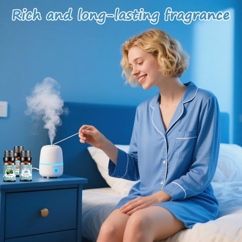 Hovacota Set, Laundry Essential Oils Diffusers Oils for Home, Clean Fragrance Scents Blends for Humidifiers, Candle