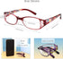 VisionGlobal 3 Pair Reading Glasses, Foldable Readers with Blue Light Blocking Lens, Compact Folding Glasses (3 Color,