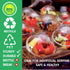 Aatriet 12 oz Clear Plastic Cups with Lids, 25 Sets Dessert Parfait Cups with Dome Lids, Disposable