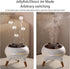 ZTDIXF 250ml Dynamic Aromatherapy Diffuser Essential Oil Cool Mist Humidifier with Jellyfish Mist & Color-Changing LED