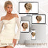 HMD Tousled Updo Messy Bun Hair Piece Hair Extension with Elastic Rubber Band, Synthetic Hair Extensions for Women