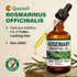 Set Set 2X 4 Oz Mandarin Essential Oil for Diffuse & Rosemary Essential Oil for Diffuser - Aromatherapy Grade Essential