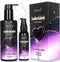 Water Based Lube Set, 8+2oz Lubricants for Privacy and Toys, Natural Long