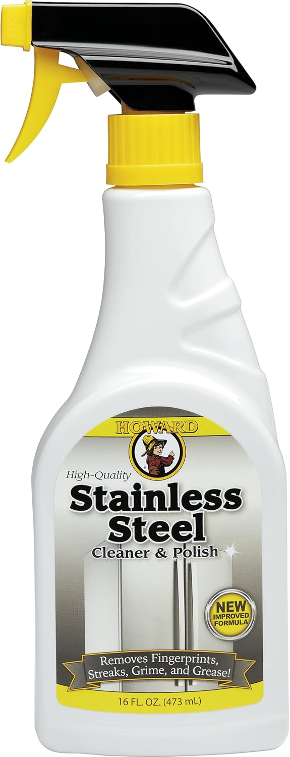 Howard Products Stainless Steel Cleaner for Appliances - Stainless Steel Cleaner and