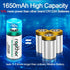 rapthor CR123A 3V CR17345 16 Pack 1650mAh 123A 10 CR123 123 Lithium Batteries High Power Year Shelf Life