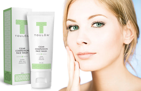 TOULON Aloe Vera Face Wash, Anti Aging Cleanser for Oily Skin & Clear Complexion