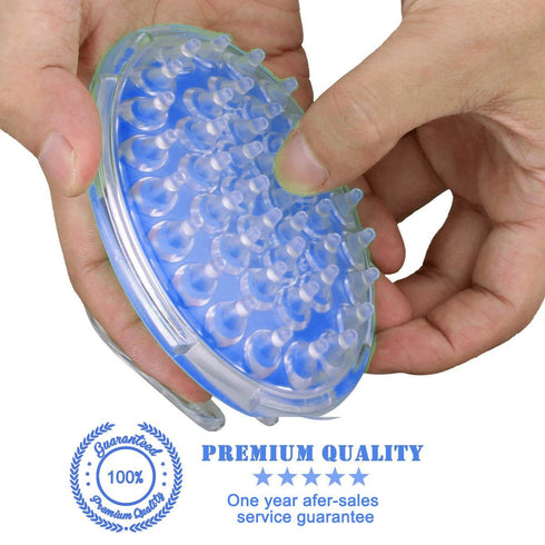 TailaiMei Anti Cellulite Massager Brush - Body Shower Scrubber for Circulation & Muscle Release (Blue)
