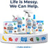 Miss Mouths Messy Eater Laundry Brush Gentle Fabric Scrub Brush for Spot Cleaning, Pre-Treating Stains & Delicates