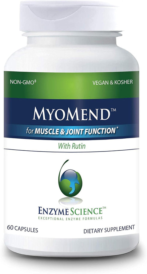 Myomend - 60 Capsules for Muscle & Joint Support, Formulated with Bromelain and Rutin, Vegan and Kosher