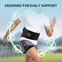 Fit Geno Back Brace for Lower Back Pain Relief - Adjustable Lumbar Support for Men & Women