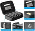 Meiliyizu 3 Weekly for Pill Organizer Times a Day for Pill Box with Portable Canvas Bag for Pill Container Medication