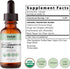 USDA Organic Liquid Turmeric, Boswellia & Ginger with Black Pepper - 60 Servings for Joint, Muscle, Heart Support