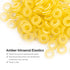 JMU Orthodontic Elastics 3/8 Heavy, 300 Pack of Rubber Bands, Intraoral Latex Dental Bands