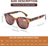 AQWANO 2 Pack Round Bifocal Reading Glasses, 3.0, UV400 Protection, Fashion Oversized Retro Sunglasses for Men Women