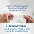 Tru Earth Platinum Heavy Duty Laundry Detergent Sheets, 32 Sheets - Up to 64 Loads, Fragrance Free, Eco-Friendly